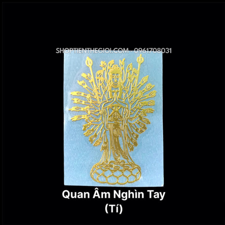 Miếng Dán Phật Bản Mệnh 12 Con Giáp - Linh Phù Dán Điện thoại Các Loại